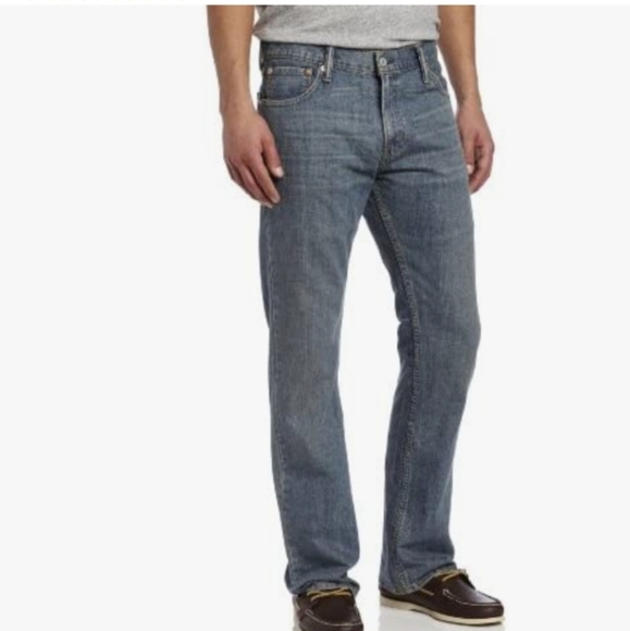 Levi's Mens 527 Slim Bootcut Light Stone Jeans - Picture 1 of 7